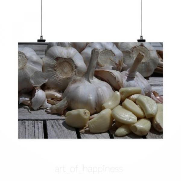Stunning Poster Wall Art Decor Garlic Food Onion Vegetables Bold 36x24 Inches #2 image