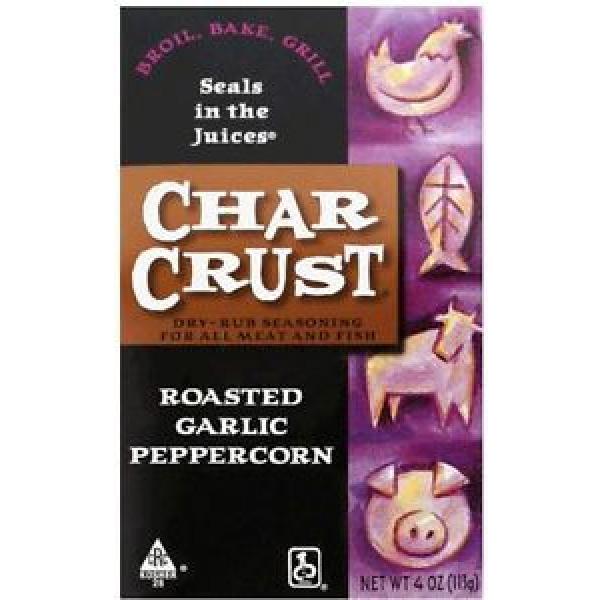 Char Crust Roasted Garlic Peppercorn Dry-Rub Seasoning, 4 Oz, (Pack Of 6) #1 image