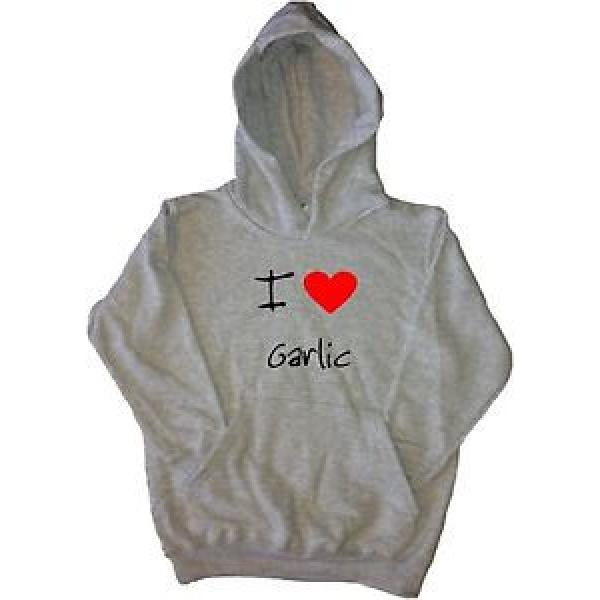 I Love Heart Garlic Kids Hoodie Sweatshirt #1 image