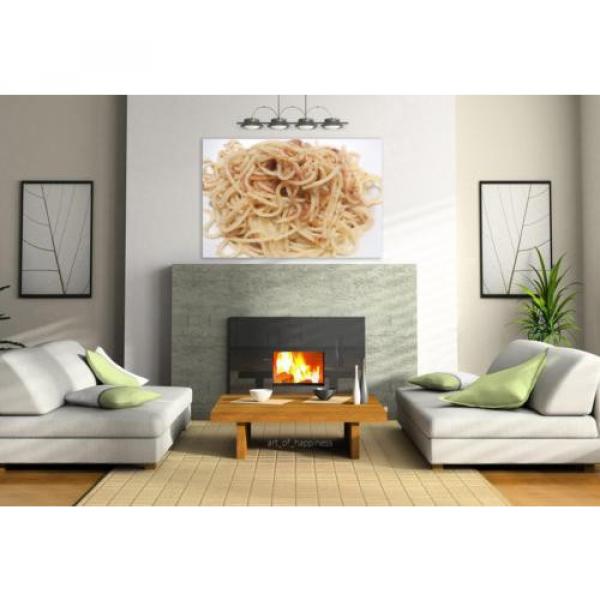 Stunning Poster Wall Art Decor Pasta Breadcrumbs Garlic Olive Oil 36x24 Inches #3 image