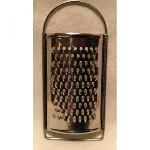 Vintage Small Rounded Stainless Steel Cheese Garlic Orange Peel Grater Sweden #1 image