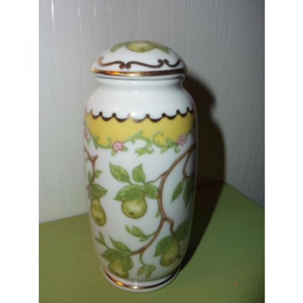 Birds and Blossoms - GARLIC  Spice Jar by Lenox - CHIPPING SPARROW - fine #2 image