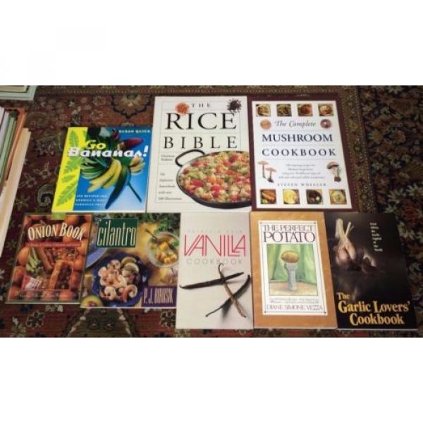 Lot 8 Cookbooks Featuring Specific Foods: Mushrooms, Rice,Onions,Potatoes,Garlic #1 image