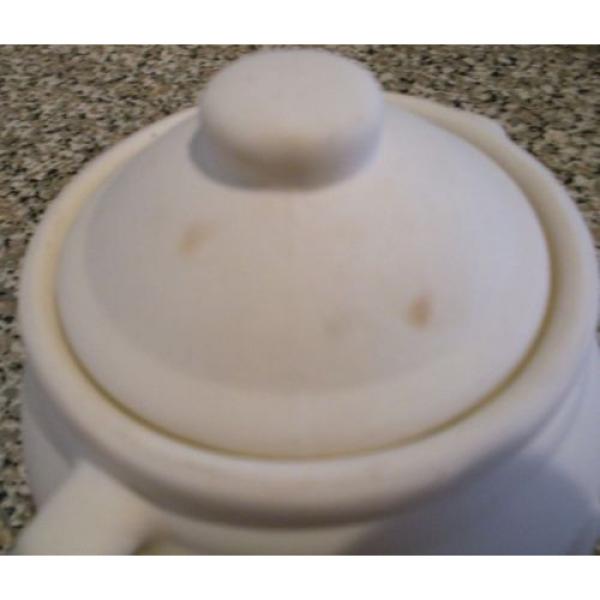 Garlic Jar Keeper White Unglazed Stoneware Ceramic Bisque Holder #2 image