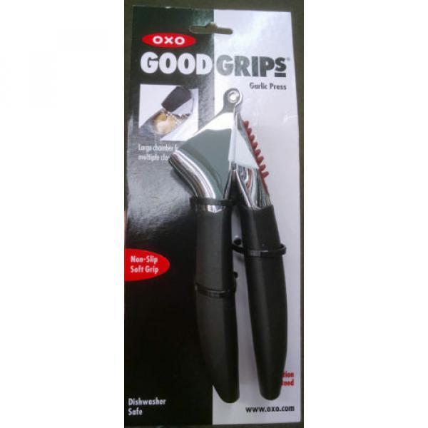 OXO Good Grips Soft-Handled Garlic Press (11107400) 7-inch Stainless Steel #1 image