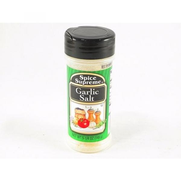 Garlic Salt Spice Supreme Quality Cooking Spices Seasonings Herbs 5.25oz Sealed #2 image
