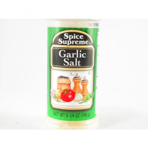 Garlic Salt Spice Supreme Quality Cooking Spices Seasonings Herbs 5.25oz Sealed #4 image