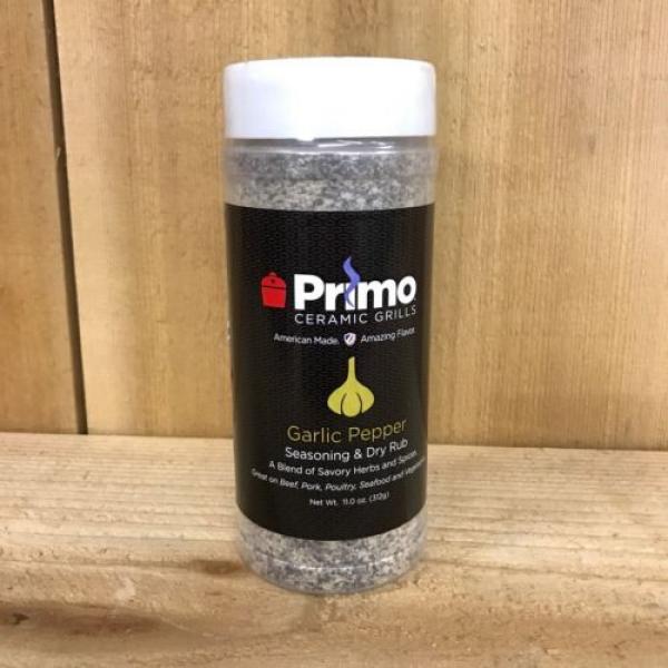 Primo 504 Seasoning Garlic Pepper, 11 oz, For Use With Great On Seafood, Beef, P #1 image
