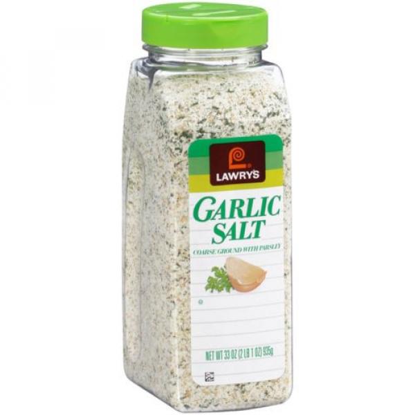 HUGE Lawry&#039;s Garlic Salt Seasoning Spice with Parsley 33 oz (2 lb 1 oz) #1 image