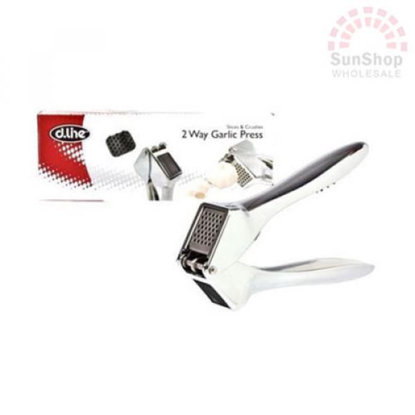 100% Genuine!! D.LINE 2 Way Dual Blade Zinc Alloy Garlic Slicer and Crusher! #2 image