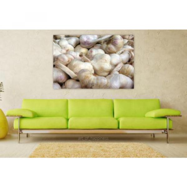 Stunning Poster Wall Art Decor Garlic Aromatic Spice Food Frisch 36x24 Inches #1 image