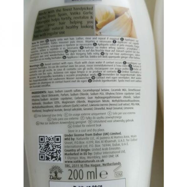 Dabur Vatika Garlic Shampoo - 200ml #2 image
