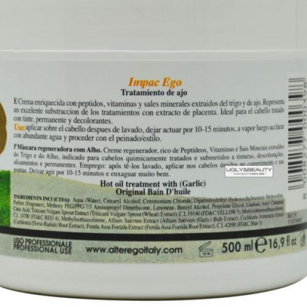 Alter Ego Garlic Mask Plus Vitamin A 500 mL / 16.9 Fl. Oz. Hot Oil Treatment #2 image