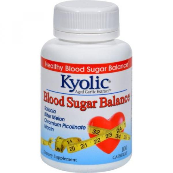 Kyolic Aged Garlic Extract Blood Sugar Balance - 100 Capsules #1 image