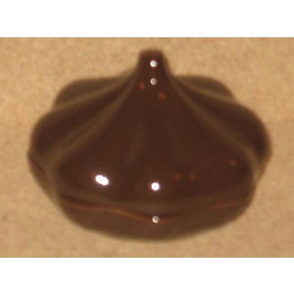 Longaberger RARE Garlic Pottery Baker, VERY RARE, Chocolate Brown color! #1 image