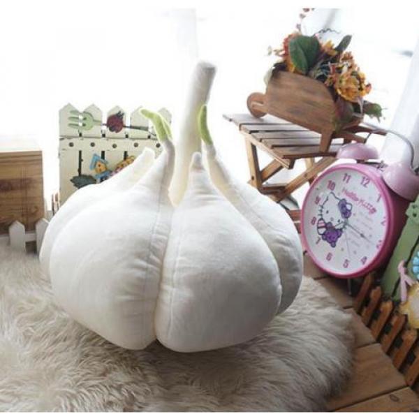 New Cute vegetables cartoon pillow garlic doll plush toys home decoration 40cm #1 image