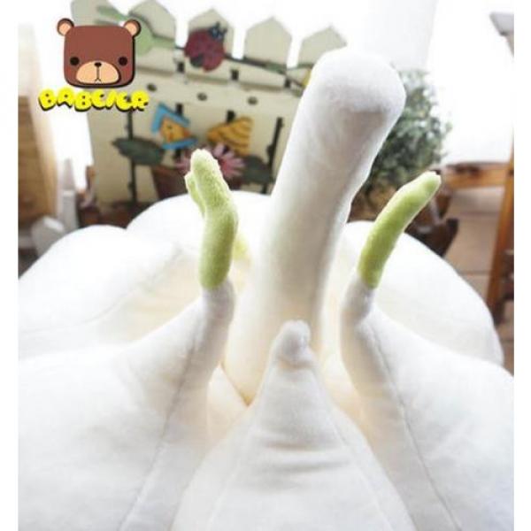 New Cute vegetables cartoon pillow garlic doll plush toys home decoration 40cm #3 image