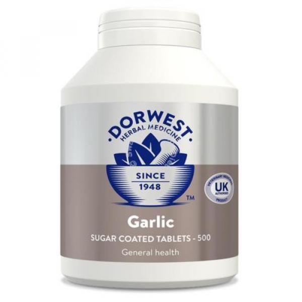 Dorwest Herbs Garlic Tablets Dog/Cat Supplement 500&#039;s #1 image