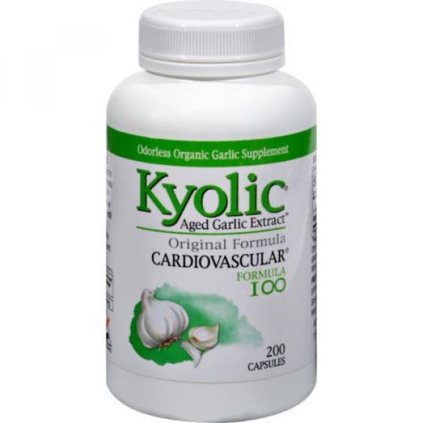 Kyolic Aged Garlic Extract Cardiovascular Formula 100 - 200 Capsules #1 image