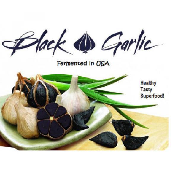 BLACK GARLIC USA 2 pound (32 oz)  Large Garlic whole bulb - Health Food -Save $7 #1 image