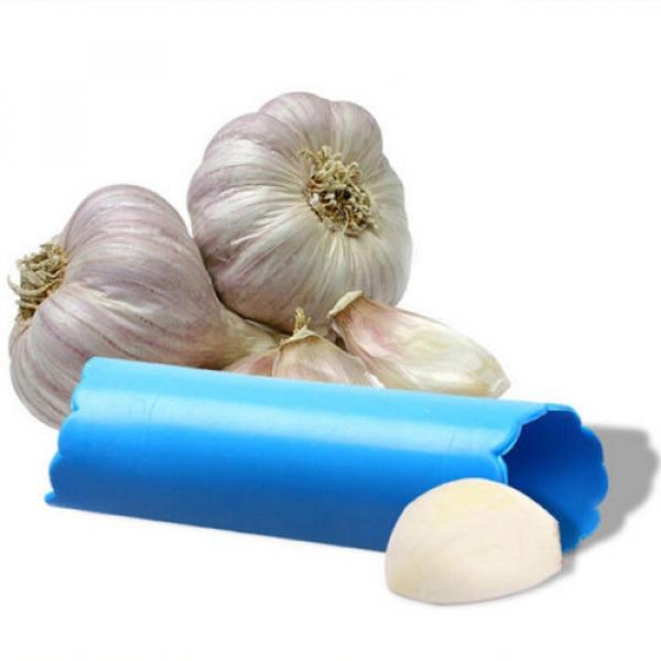 Garlic Peel Easy Useful Magic Silicone Peeler Kitchen Tools Random Color Hot New #2 image