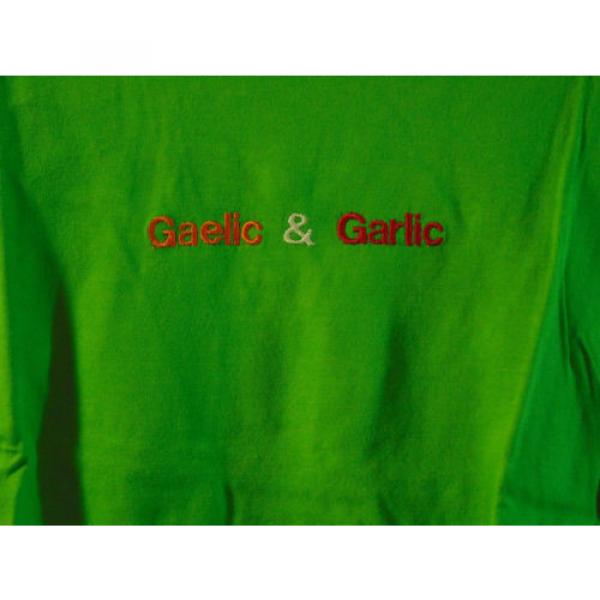 GAELIC &amp; GARLIC LIGHT GREEN TODDLER YOUTH SHORT SLEEVE SHIRT SIZE 4 #2 image