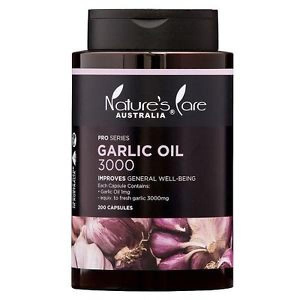 Nature’s Care Pro Series Garlic Oil 3000mg 200 Capsules #1 image