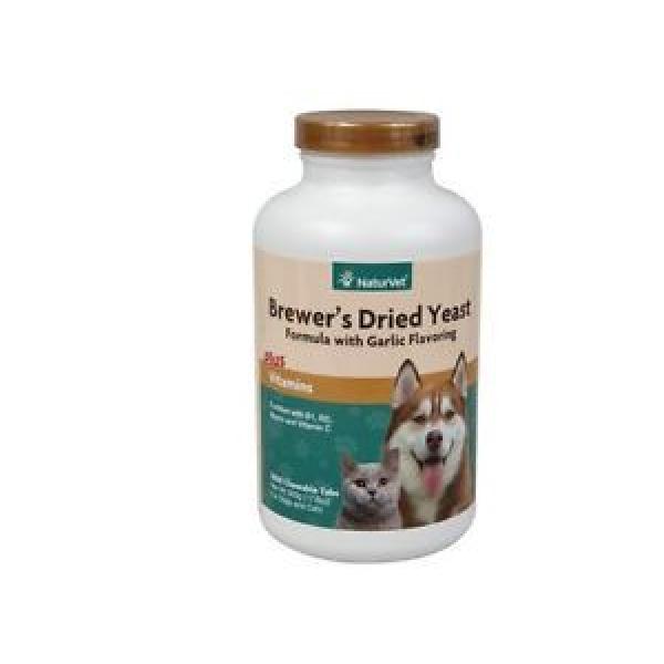 Brewers Yeast &amp; Garlic for Dogs &amp; Cats - 1000 Chewable Tablets - flea anemia #1 image