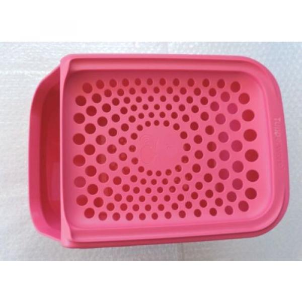 Tupperware Onion &amp; Garlic Smart Access Mate Pink 3qt~3L with Self Vent Seal New #2 image
