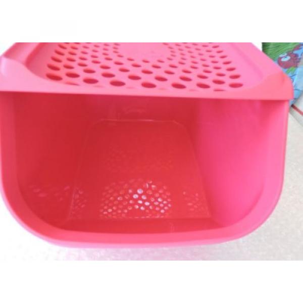 Tupperware Onion &amp; Garlic Smart Access Mate Pink 3qt~3L with Self Vent Seal New #3 image
