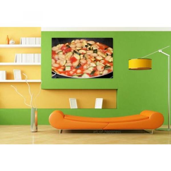 Stunning Poster Wall Art Decor Gnocchi Zucchini Tomatoes Garlic 36x24 Inches #4 image
