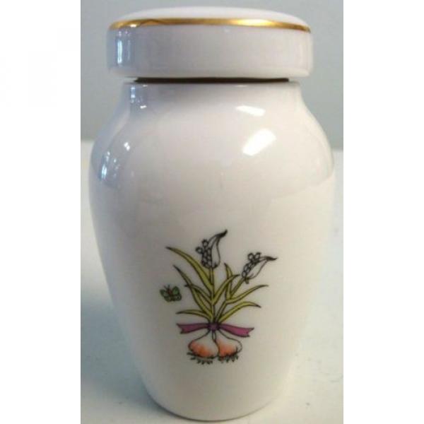 Gloria Concepts Fine Porcelain Spice Lidded Jar Garlic Japan #2 image