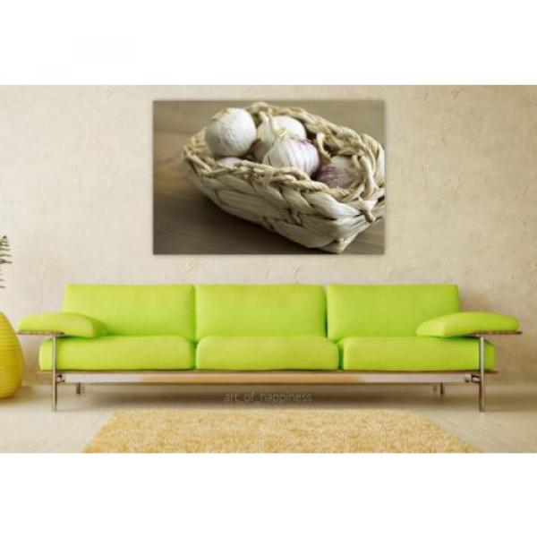 Stunning Poster Wall Art Decor Garlic Food Fresh Vegetable 36x24 Inches #1 image