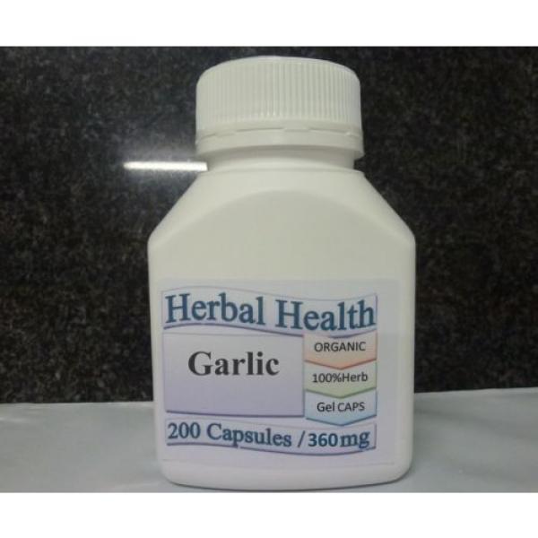 Garlic Certified Organic 200 Halal Capsules Retail #1 image