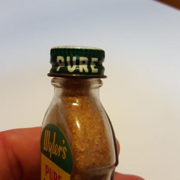 Vintage Glass Wyler&#039;s Pure Garlic Powder Spice Bottle Unopened Great Color Label #3 image