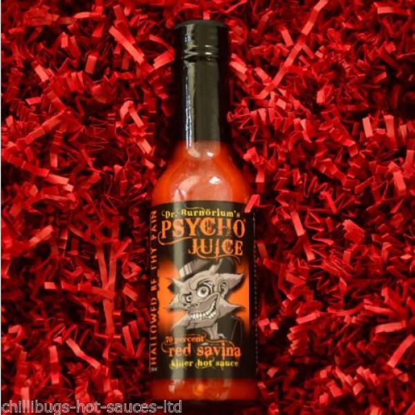Dr Burnorium&#039;s &#034;Psycho Juice Gift Set&#034; - Red Savina, Garlic &amp; Smoked Naga Chilli #2 image