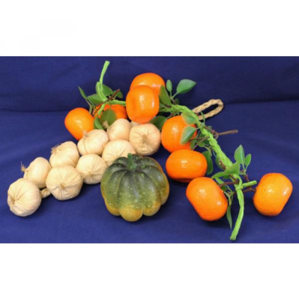 Plastic Fruit Vegetables Garlic Mandarins Pumpkin Shop Display Food Styling #1 image