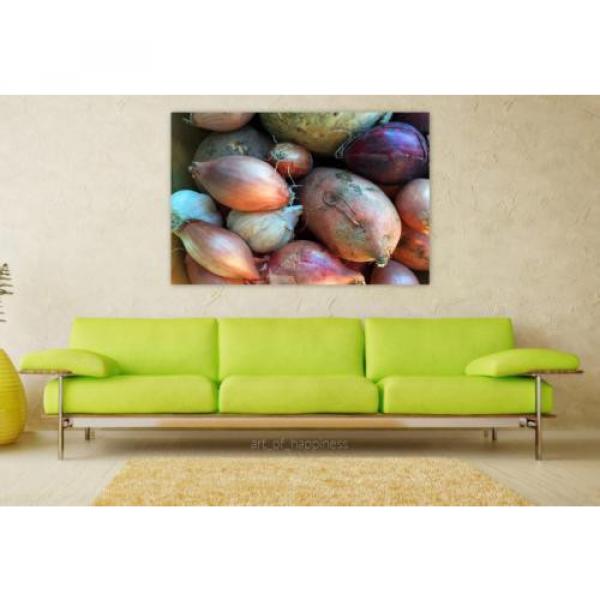 Stunning Poster Wall Art Decor Vegetables Onion Garlic Celery 36x24 Inches #1 image