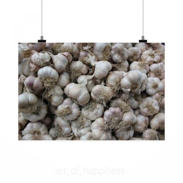 Stunning Poster Wall Art Decor Garlic Texture Background Natural 36x24 Inches #2 image