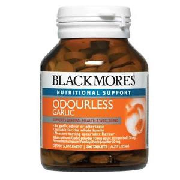 Blackmores Garlic Odourless 200 Tablets #1 image