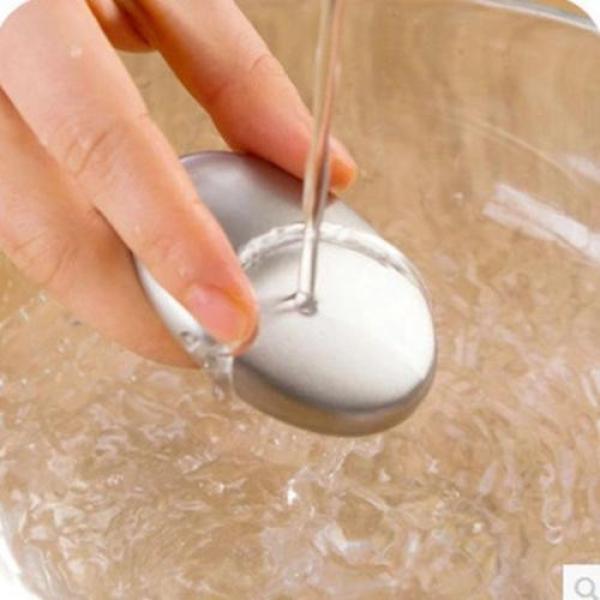 *UK Seller* Stainless Steel Soap Kitchen Eliminating Remove Garlic Odor Smell #5 image