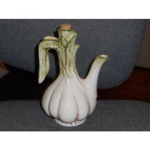 VIETRI FARM TO TABLE GARLIC CRUET FOR OLIVE OIL MADE IN ITALY #1 image