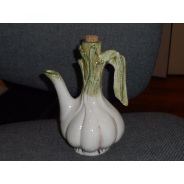 VIETRI FARM TO TABLE GARLIC CRUET FOR OLIVE OIL MADE IN ITALY #2 image