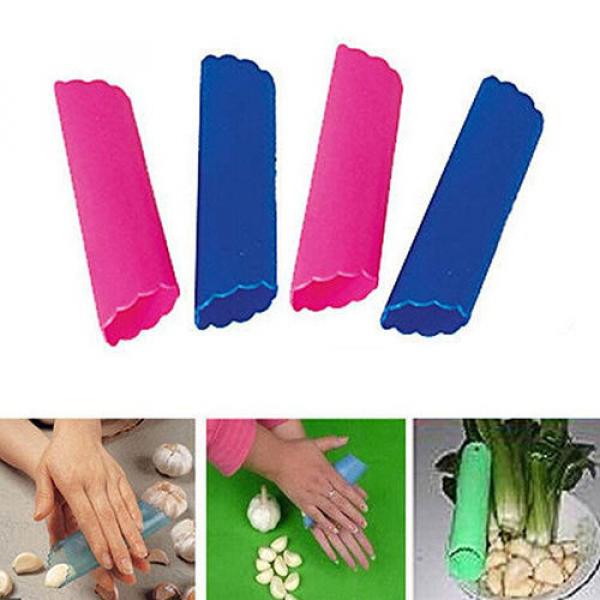 1 x Silicone GARLIC PEELER HELPER - A necessity for every kitchen -Pink or Green #3 image