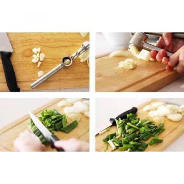 Ikea KONCIS Garlic Ginger Press Crusher Presser Squeeze Kitchen Stainless Steel #1 image