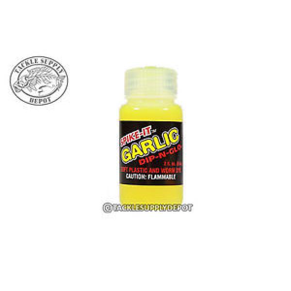 Spike It Dip-N-Glo Soft Plastic Worm Dye Attractant Chartreuse Garlic #1 image