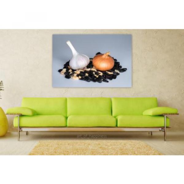 Stunning Poster Wall Art Decor Garlic Food Spices Taste Health 36x24 Inches #1 image