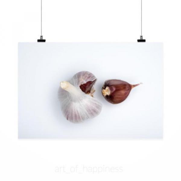 Stunning Poster Wall Art Decor Garlic Food Spices Taste Health 36x24 Inches #2 image