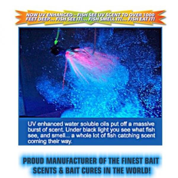PRO CURE PROFFESIONAL GRADE EXTRA STRENGTH BAIT OILS WITH UV FLASH 2oz #2 image