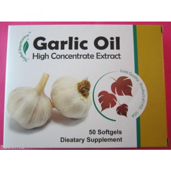 Garlic Oil High Concentrate Extract Dieatary Supplement 4 PC Lot 50 Softgel Each #2 image